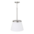 Capital Lighting - 361011BN - One Light Pendant - Drake - Brushed Nickel