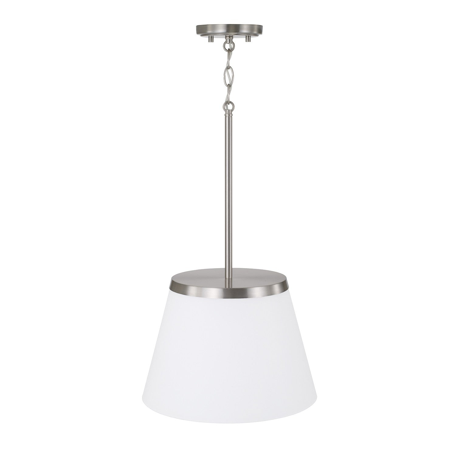 Éclairage Capital - 361011BN - Une lampe Suspension - Drake - Nickel brossé