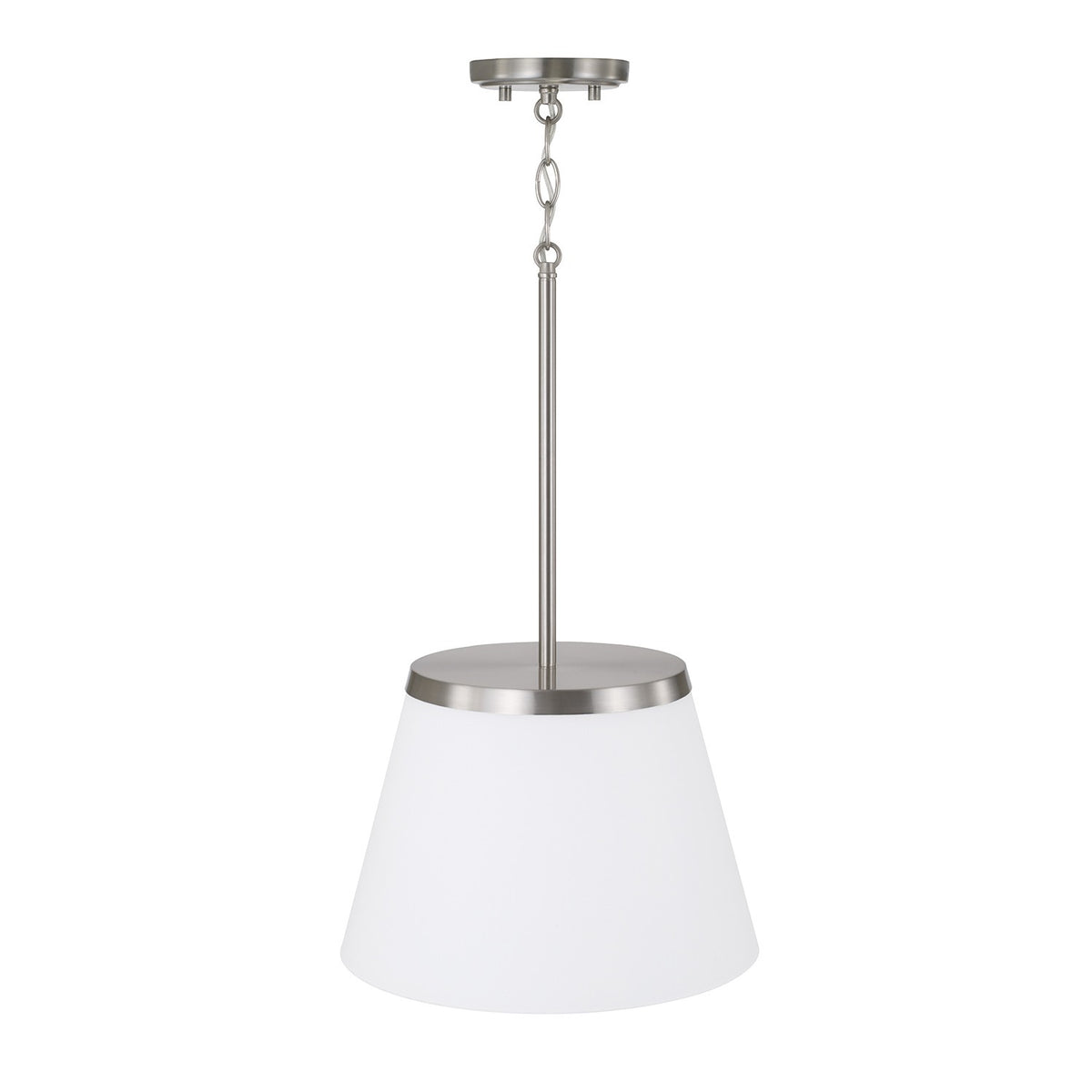 Capital Lighting - 361011BN - One Light Pendant - Drake - Brushed Nickel