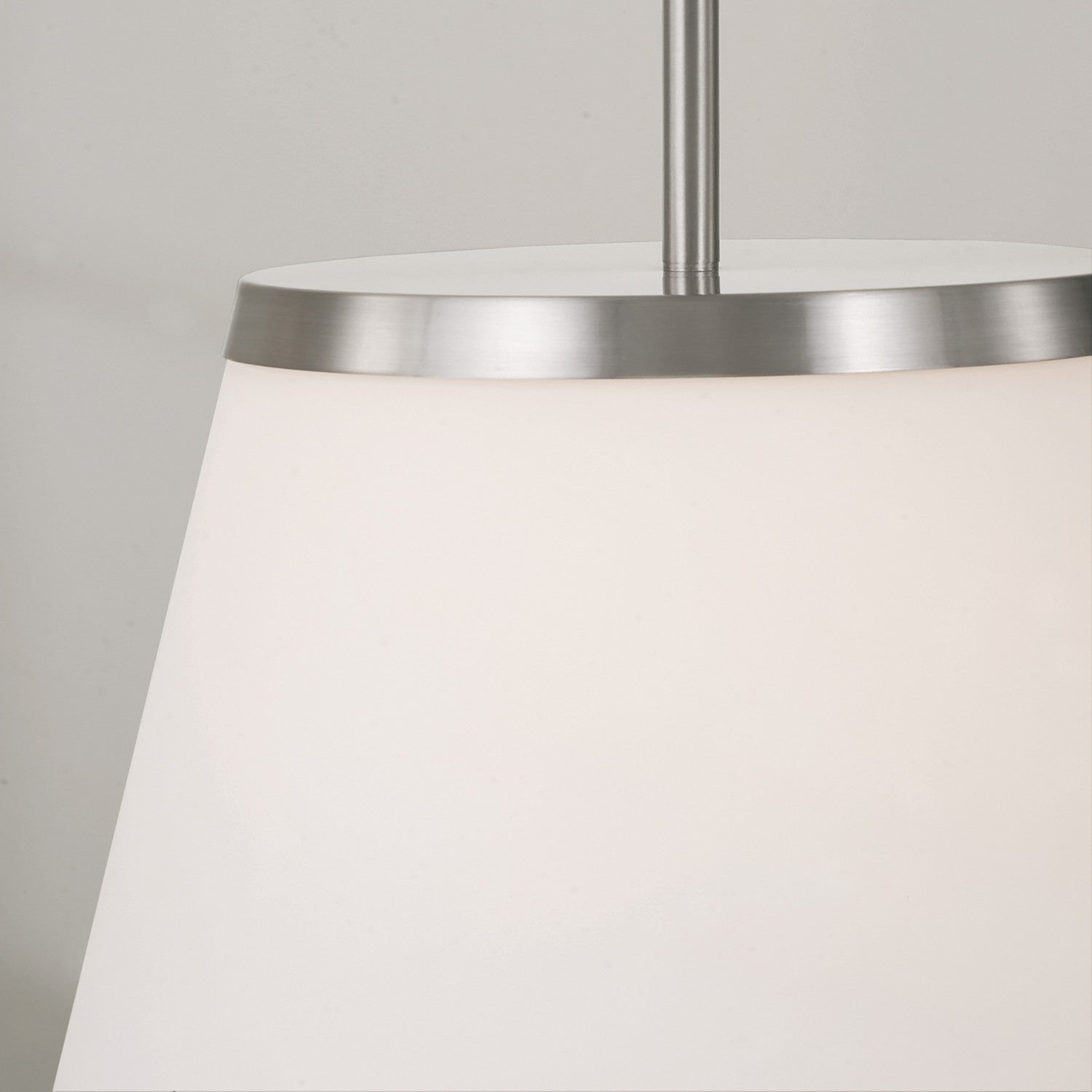 Éclairage Capital - 361011BN - Une lampe Suspension - Drake - Nickel brossé