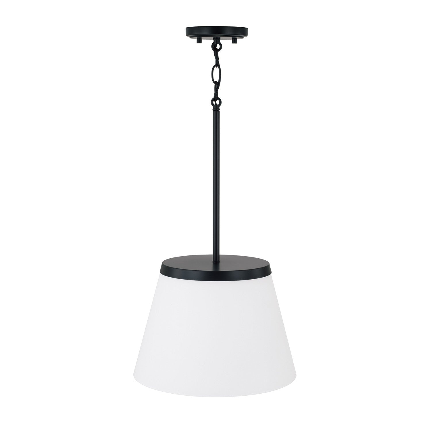Éclairage Capital - 361011MB - Une lampe Suspension - Drake - Noir mat
