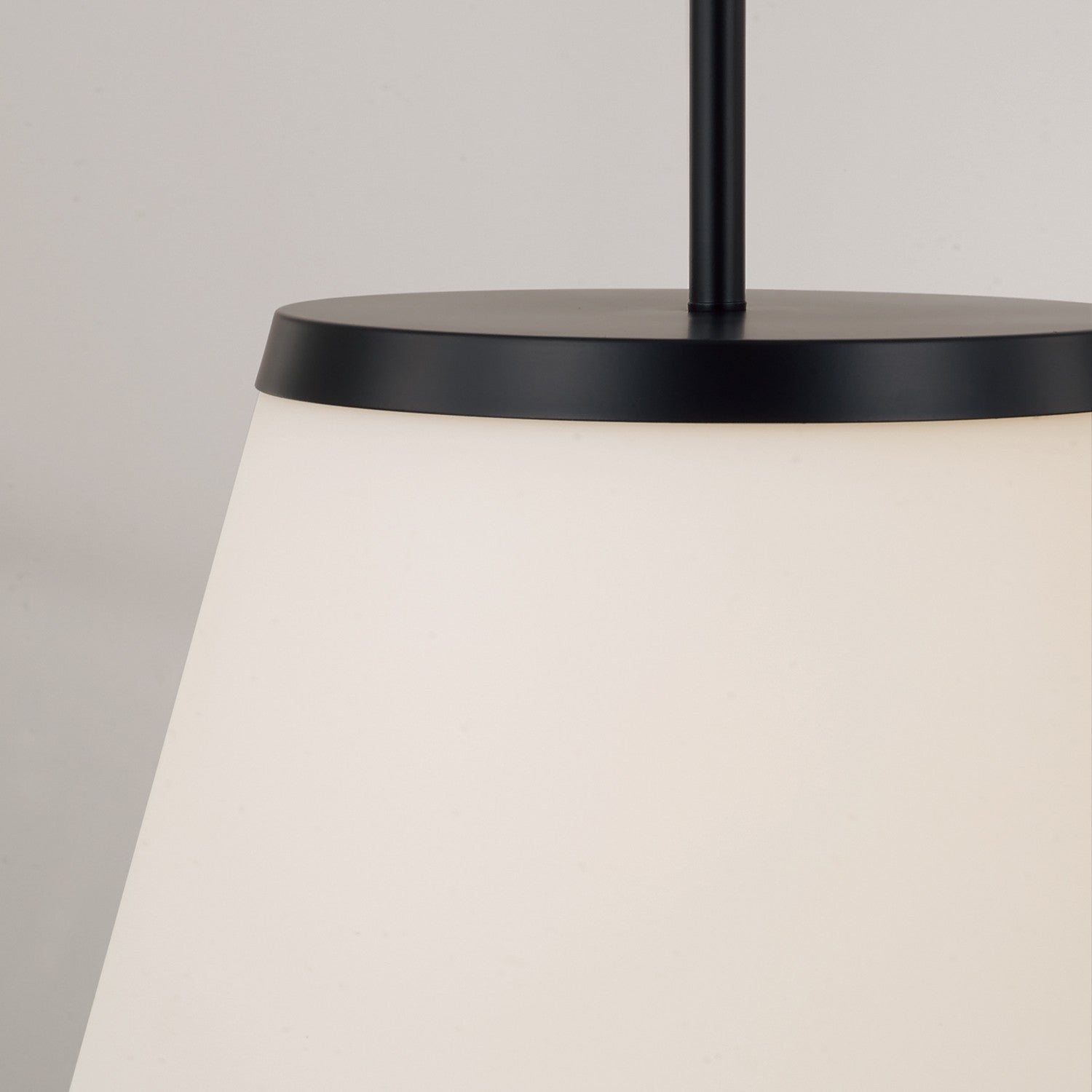 Éclairage Capital - 361011MB - Une lampe Suspension - Drake - Noir mat