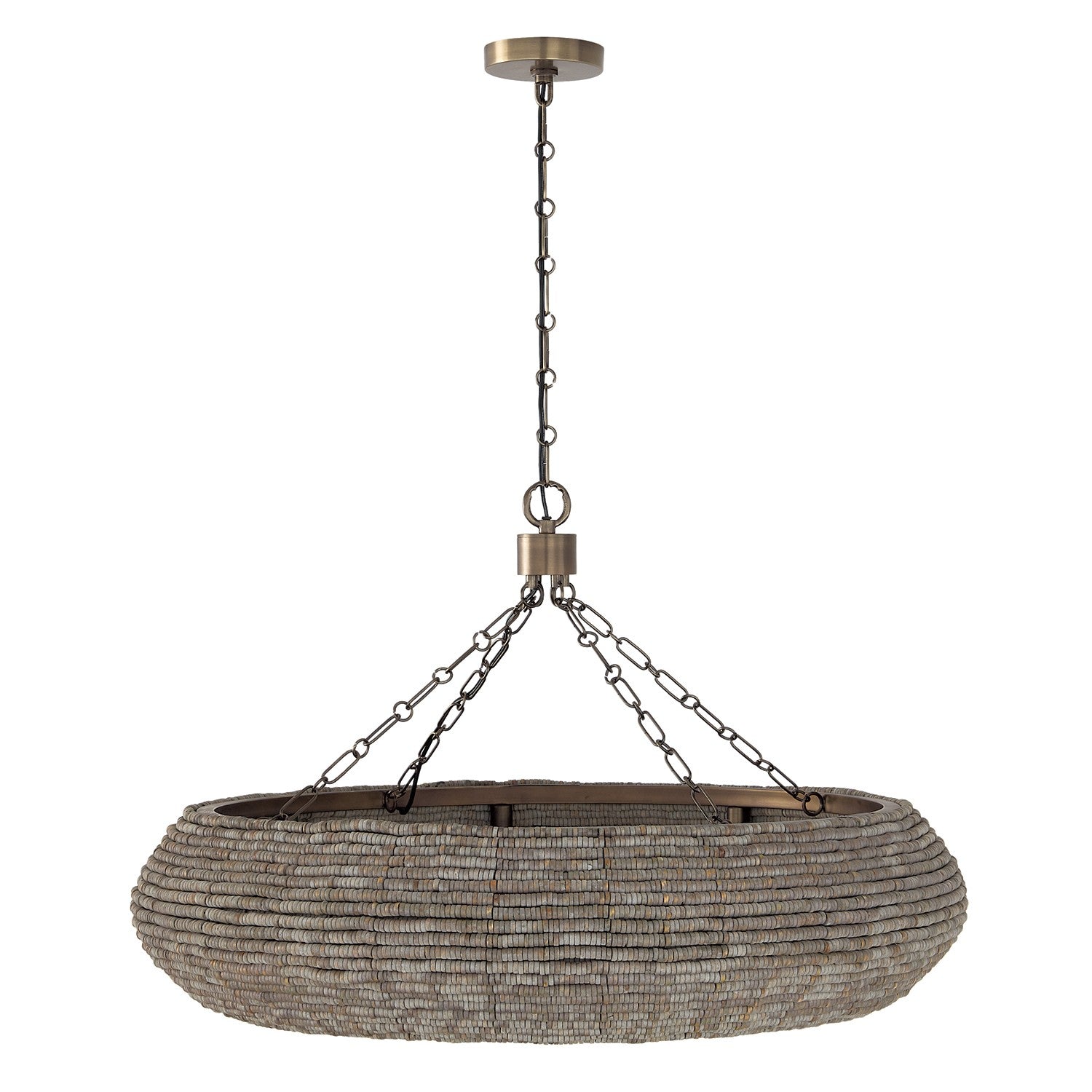 Capital Lighting - 459781AGD - Eight Light Chandelier - Morada - Aegean Grey and Dark Brass