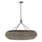 Éclairage Capital - 459781AGD - Huit lampes Suspendu - Morada - Gris égéen et laiton foncé