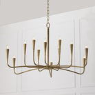 Éclairage Capital - 459801ARG - 12 lampes Suspendu - Savari - Artisan Gold
