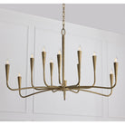 Éclairage Capital - 459801ARG - 12 lampes Suspendu - Savari - Artisan Gold
