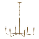 Éclairage Capital - 459861ARG - Six lampes Suspendu - Savari - Artisan Gold