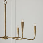 Éclairage Capital - 459861ARG - Six lampes Suspendu - Savari - Artisan Gold