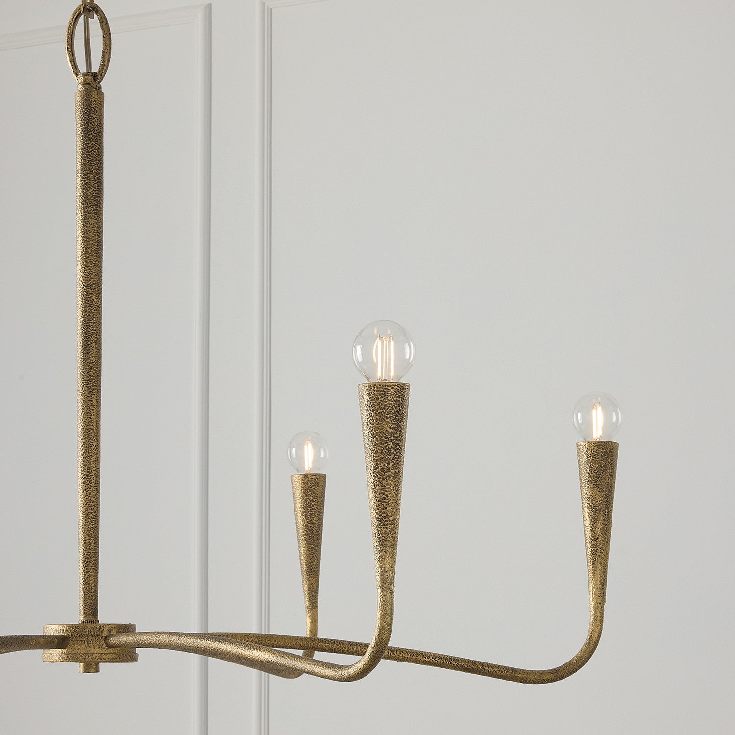 Éclairage Capital - 459861ARG - Six lampes Suspendu - Savari - Artisan Gold