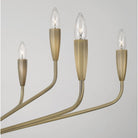 Éclairage Capital - 460401ANB - Dix lampes Suspendu - Palmer - Laiton vieilli