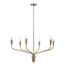 Éclairage Capital - 460461ANB - Six lampes Suspendu - Palmer - Laiton vieilli