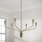 Éclairage Capital - 460461ANB - Six lampes Suspendu - Palmer - Laiton vieilli