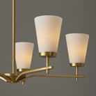 Éclairage Capital - 461051AD-660 - Cinq lampes Suspendu - Drake - Laiton vieilli