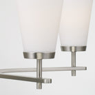 Éclairage Capital - 461051BN-660 - Cinq lampes Suspendu - Drake - Nickel brossé