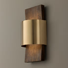 Éclairage Capital - 660111NM - LED Murale - Sidney - Bois nordique et laiton mat