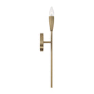 Éclairage Capital - 660411ANB - Une lampe Murale - Palmer - Laiton vieilli