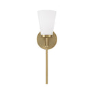 Éclairage Capital - 661011AD-660 - Une lampe Murale - Drake - Laiton vieilli