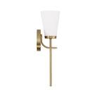 Éclairage Capital - 661011AD-660 - Une lampe Murale - Drake - Laiton vieilli