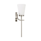 Éclairage Capital - 661011BN-660 - Une lampe Murale - Drake - Nickel brossé