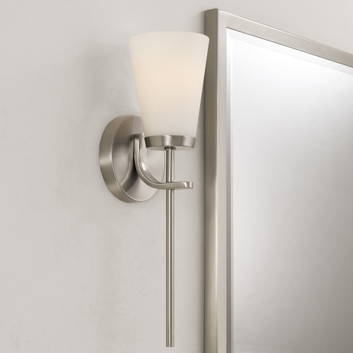 Capital Lighting - 661011BN-660 - One Light Wall Sconce - Drake - Brushed Nickel