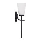 Éclairage Capital - 661011MB-660 - Une lampe Murale - Drake - Noir mat