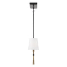 Éclairage Capital - 860751MBG-717 - Îlot lumineux à cinq lampes Suspension - Hollis - Noir mat avec finitions or martelé