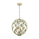 Crystorama - 504-CT - Four Light Chandelier - Broche - Champagne Green Tea