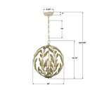 Crystorama - 504-CT - Four Light Chandelier - Broche - Champagne Green Tea