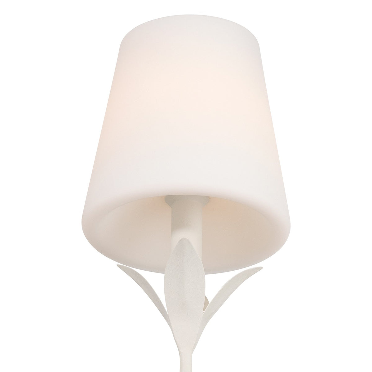 Crystorama - 531-OP-MT - Une lumière Murale Broche - Blanc mat