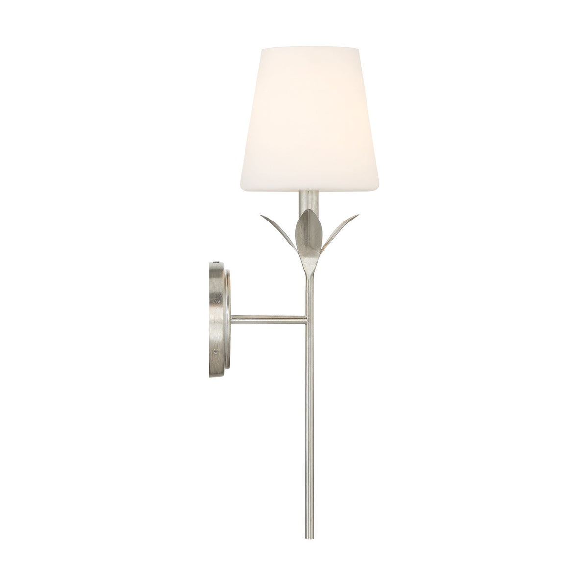 Crystorama - 531-OP-SA - Une lumière Murale Broche en argent antique