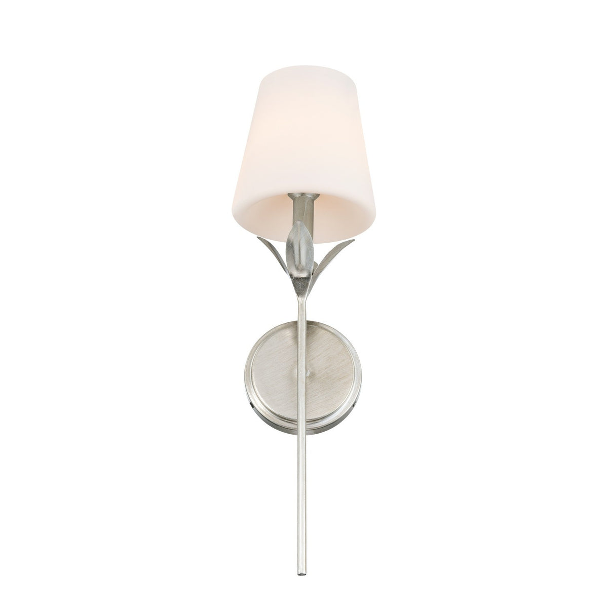 Crystorama - 531-OP-SA - Une lumière Murale Broche en argent antique
