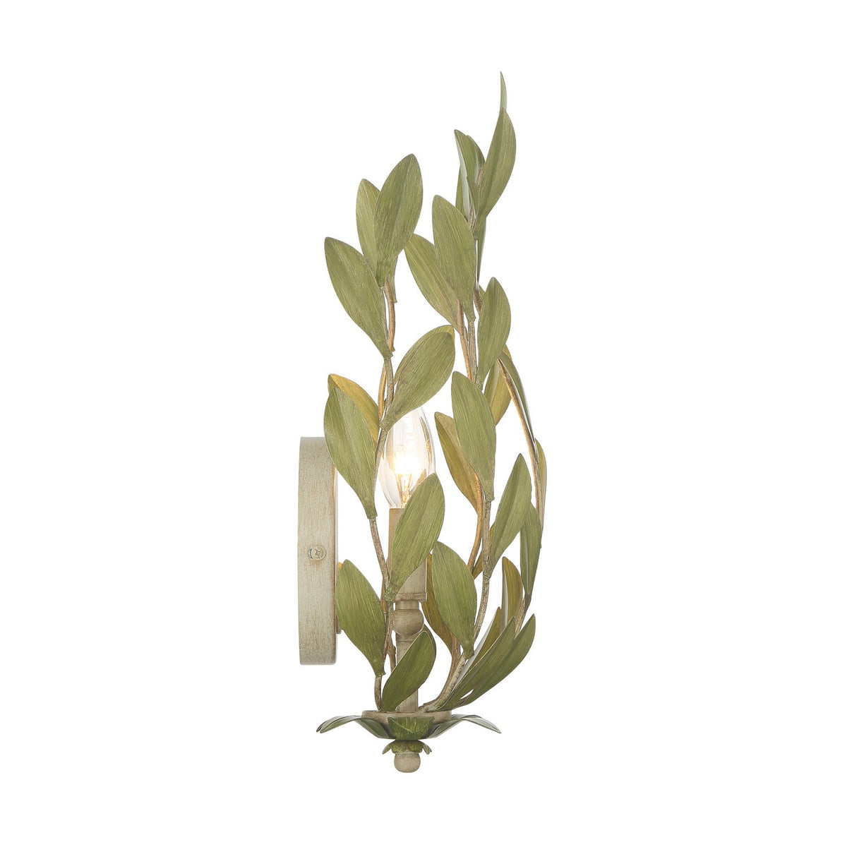 Crystorama - 561-CT - Deux lumières Murale - Broche - Thé Vert Champagne