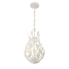 Crystorama - 565-MT - Three Light Chandelier - Broche - Matte White