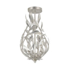 Crystorama - 565-SA_CEILING - Three Light Semi Flush Mount - Broche - Antique Silver