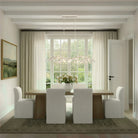 Crystorama - 567-MT - Six Light Linear Chandelier - Broche - Matte White