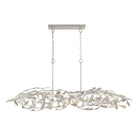 Crystorama - 567-SA - Six Light Linear Chandelier - Broche - Antique Silver