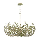 Crystorama - 569-CT - 12 Light Chandelier - Broche - Champagne Green Tea