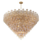 Crystorama - ADD-329-AG-AM - 40 Light Chandelier - Addis - Aged Brass