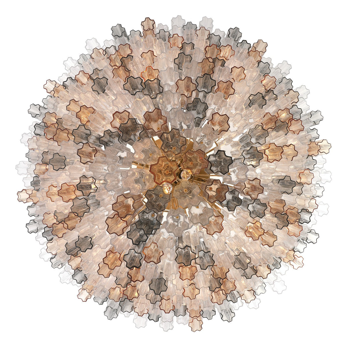 Crystorama - ADD-329-AG-AU - 40 Light Chandelier - Addis - Aged Brass