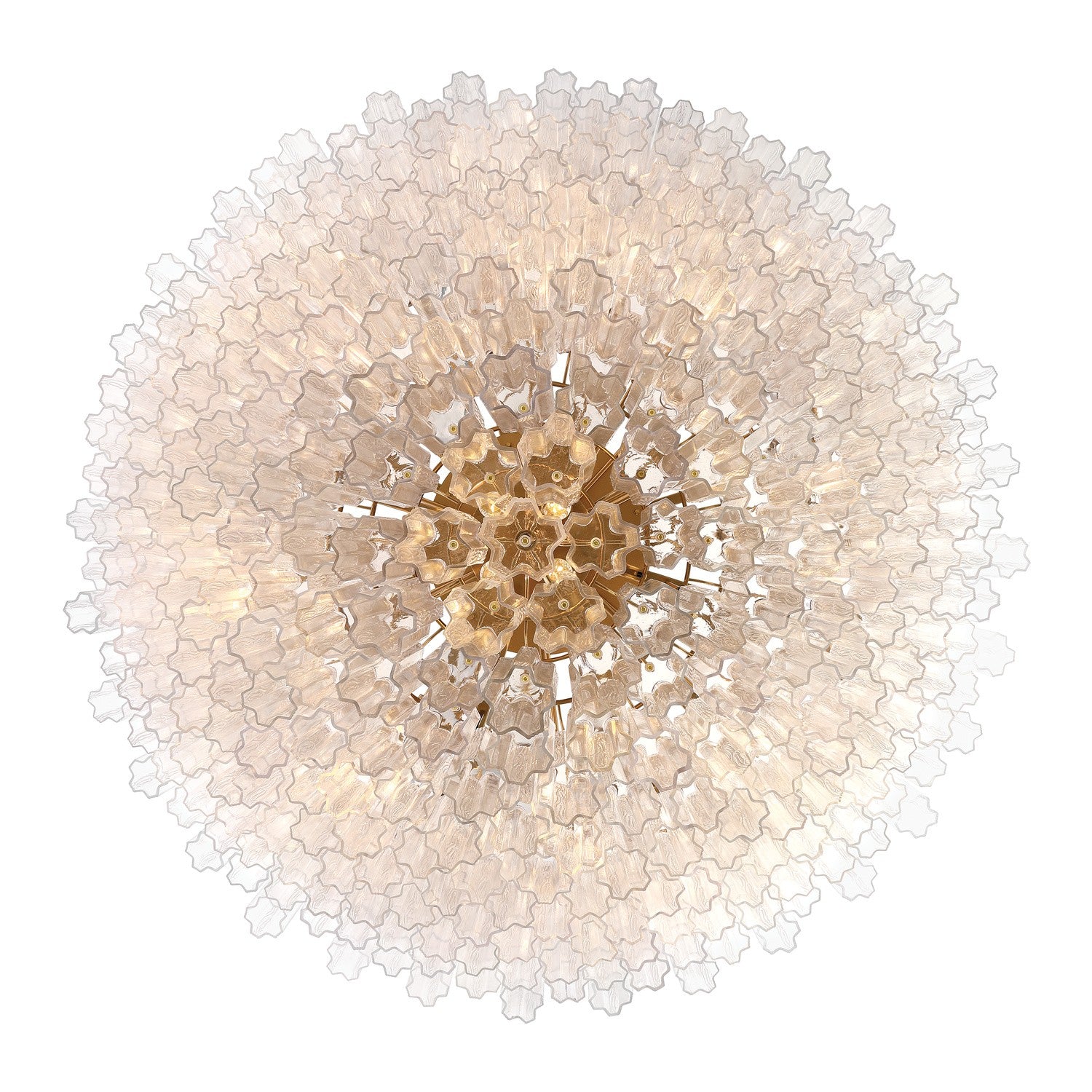 Crystorama - ADD-329-AG-CL - 40 Light Chandelier - Addis - Aged Brass