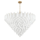Crystorama - ADD-329-AG-WH - 40 Light Chandelier - Addis - Aged Brass