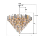 Crystorama - ADD-329-CH-AU - 40 Light Chandelier - Addis - Polished Chrome