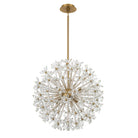 Crystorama - ADL-506-AG-CL - Six lumières Suspendu - Adley - Laiton vieilli