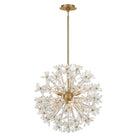Crystorama - ADL-506-AG-CL - Six lumières Suspendu - Adley - Laiton vieilli