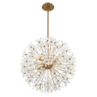 Crystorama - ADL-506-AG-CL - Six lumières Suspendu - Adley - Laiton vieilli