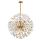 Crystorama - ADL-512-AG-CL - 12 Lumières Suspendu - Adley - Laiton vieilli