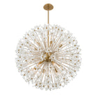 Crystorama - ADL-512-AG-CL - 12 Lumières Suspendu - Adley - Laiton vieilli