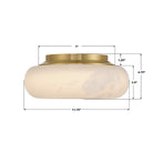 Crystorama - AME-403-AG - LED Plafonnier - Acme - Laiton vieilli