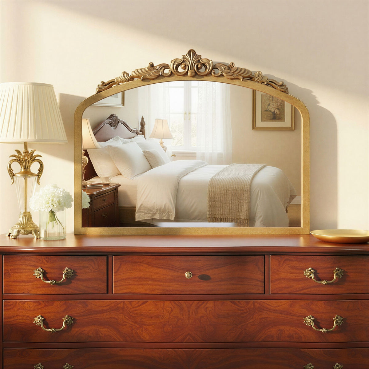 Crystorama - ARN-M701-BB - Mirror - Arden - Burnished Brass
