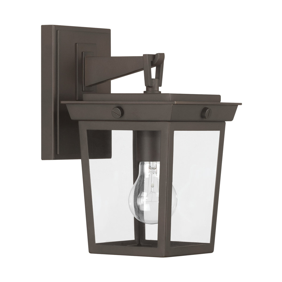 Crystorama - BEL-A8061-TZ - Lampe extérieure à une lumière Murale - Belmont - Bronze crépusculaire